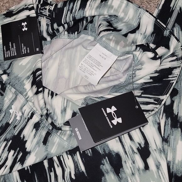 New Under Armour UA Motion Printed High Rise Ankle Leggings • Fitted • Size 1X - Picture 10 of 12